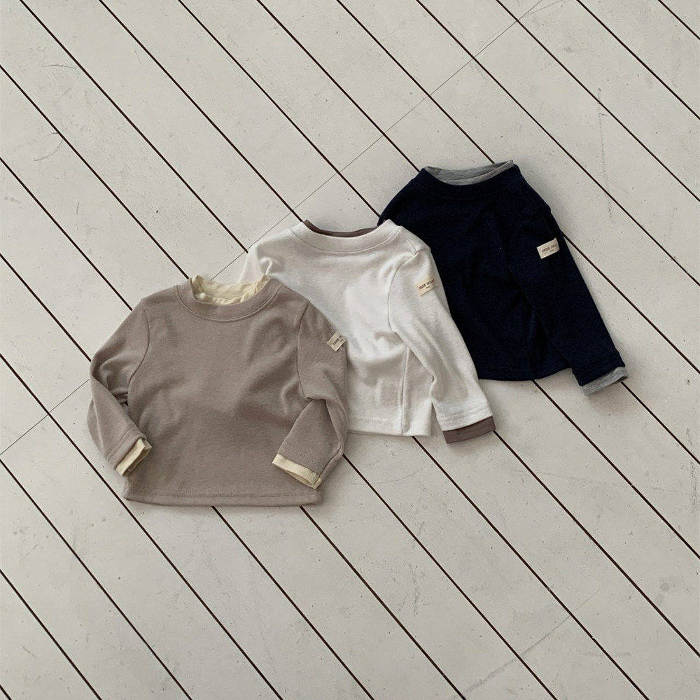 bebeholic假两件打底衫T恤！韩国童装 26春款婴幼儿百搭上衣,童装/婴儿装/亲子装,T恤,淘宝优惠券,粉丝福利购,淘宝优惠卷