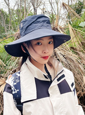 春夏男女户外渔夫帽大檐速干遮阳