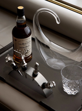 【可开发票】玻璃天蝎醒酒器酒具