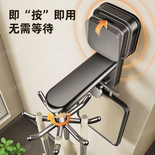 置物架厨房挂杆 收纳吸盘家用挂钩免打孔强力勺子承重架锅铲壁挂式