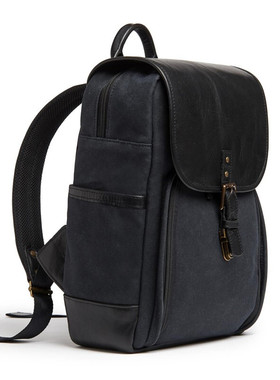 ONA欧纳 The Monterey 皮款帆布单反微单相机包双肩摄影包082BL