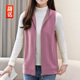 裁诺纯棉马甲女春秋背心无袖 运动上衣宽松马夹薄款 连帽外套坎肩