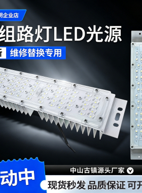 LED路灯模组光源景观庭院灯灯芯加厚户外投光灯照明维修替换配件
