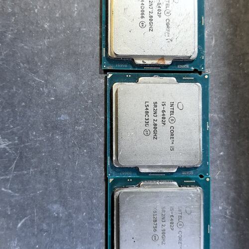 议价I5-6402P台式机CPU实物如图测试非偏远可维修