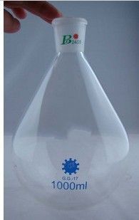 玻璃茄形烧瓶50 100 250 500 1000ml 24口 29mm 旋转蒸发仪器用