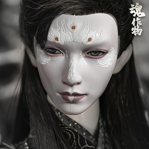 刘宇同款戏神中式京剧覆面系道具