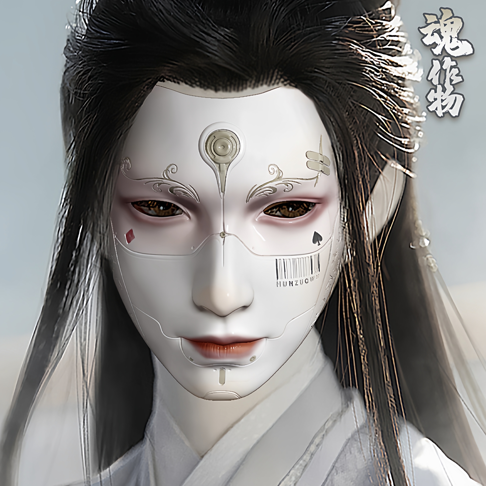 古风机器人cos魂作物全脸面具男