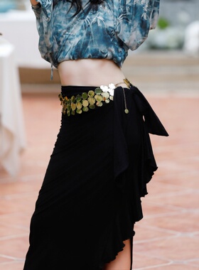 纪小白原创【太阳神之恋】肚皮舞腰链塑料片手工配饰东方舞搭配新