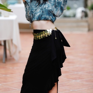 纪小白原创 肚皮舞腰链塑料片手工配饰东方舞搭配新 太阳神之恋