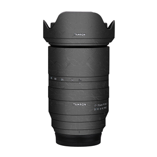 适用于腾龙17-70_F2.8镜头保护贴膜富士口贴纸碳纤维1770迷彩贴皮