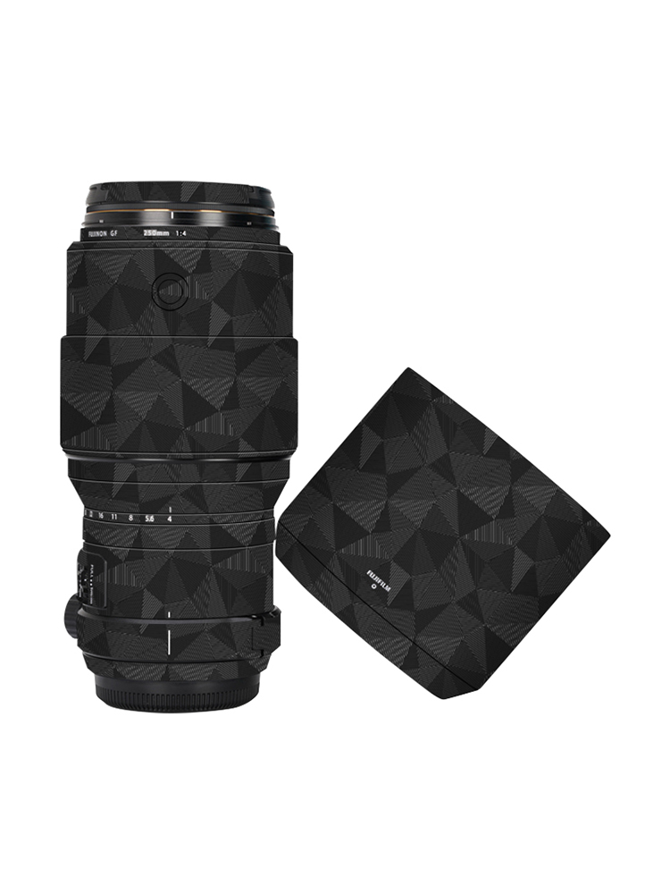 漫步驴适用于富士GF250mmF4中画幅镜头保护贴膜碳纤维贴纸全包彩