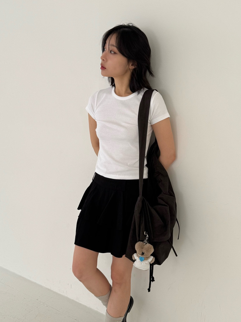 直邮包邮KARE/WEREPIECE韩国女装代购25夏新学院减龄层叠半身裙4