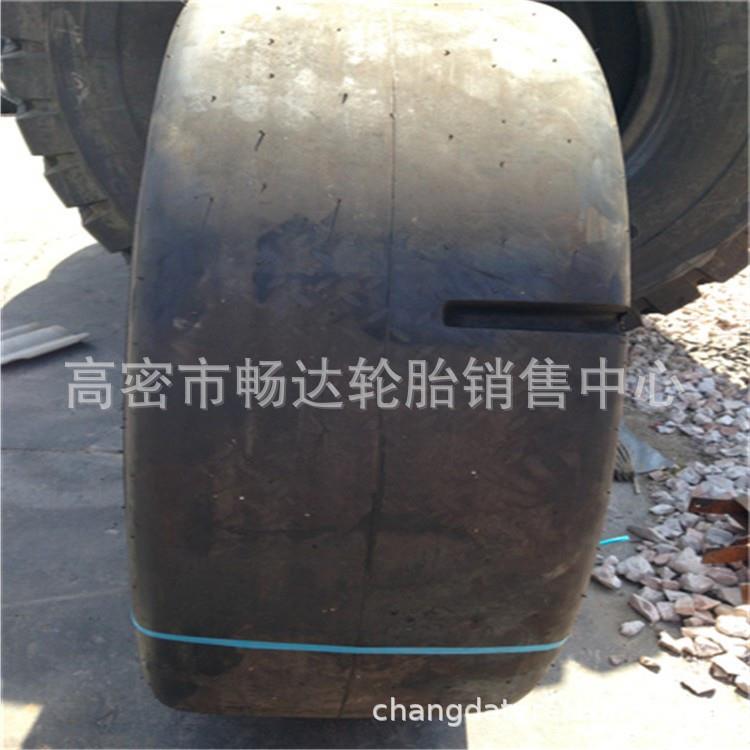 销售17.5-25/23.5-25平板铲车 光面压路机 半实心轮胎
