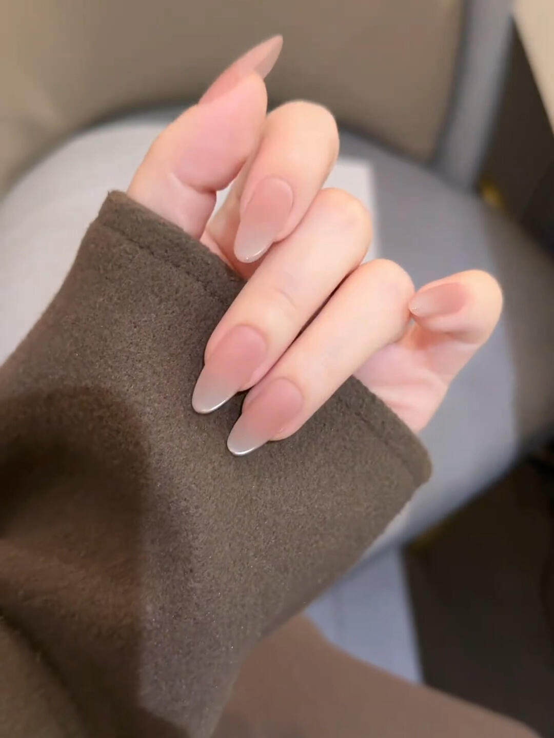 【冰岛极光】纯手工穿戴甲中长款美甲显白高级感冰透嬛嬛裸色猫眼,彩妆/香水/美妆工具,穿戴甲/甲片,淘宝优惠券,粉丝福利购,淘宝优惠卷