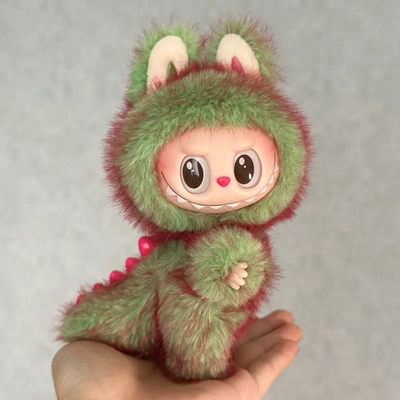 新款猕猴桃小皇后系列拉布布公仔娃娃泡泡三代盲盒搪胶毛绒挂件