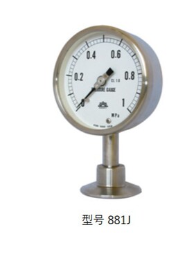 Asahigauge旭计器   隔膜压力表 Model 881J