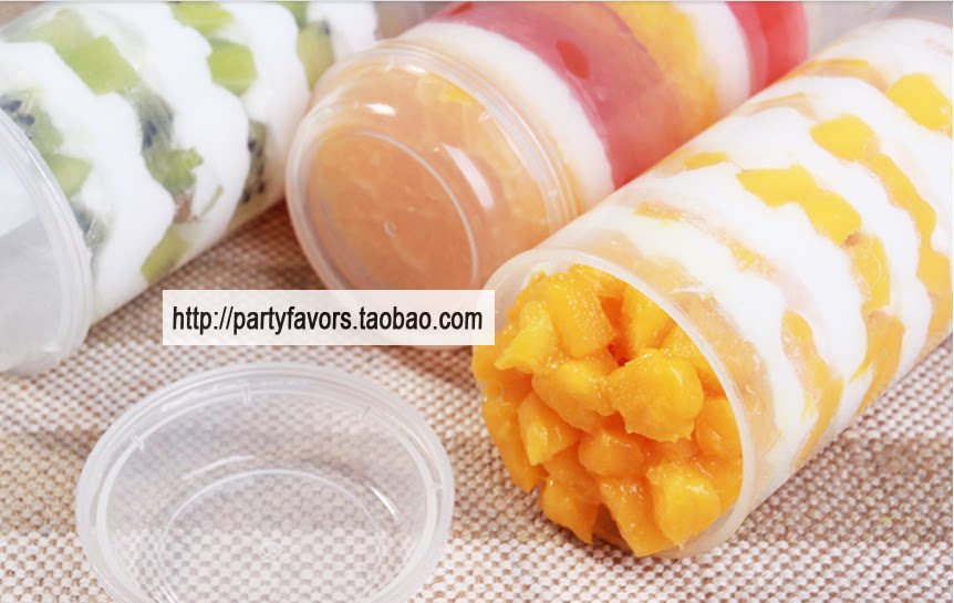 推推乐蛋糕桶彩虹冰激凌推送器推筒杯烘焙蛋糕杯包装模具盒圆形