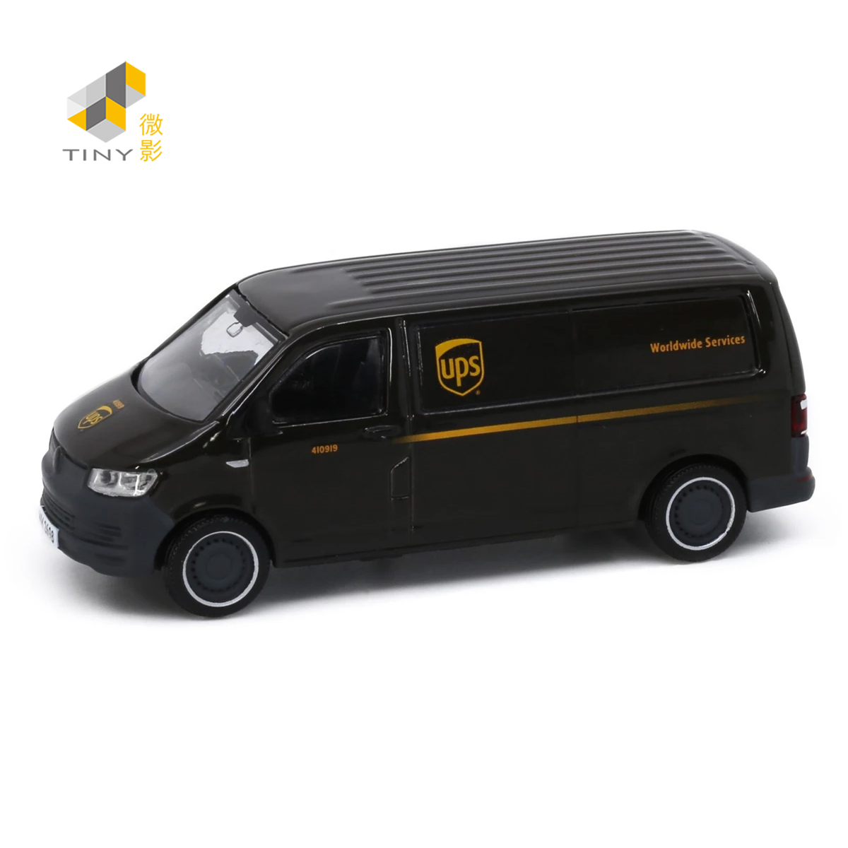 TINY微影城市 125福士 T6 Transporter UPS合金汽车模型