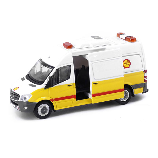 TINY微影 城市 奔驰Sprinter FL Shell 1/76合金汽车模型玩具摆件