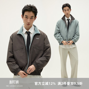 SOMENUM森林 男女复古宽松休闲情侣防风户外通勤夹克外套 25AW短款