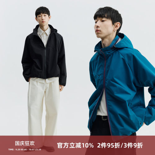 SOMENUM森林 26SS「时装与户外结合」休闲极简男女防水软壳冲锋衣