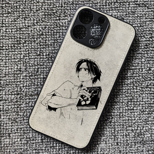 全职猎人团长库洛洛动漫布纹手机壳适用iphone16苹果15华为P70荣耀90小米14红米K80一加ACE3oppofindx8vivos9