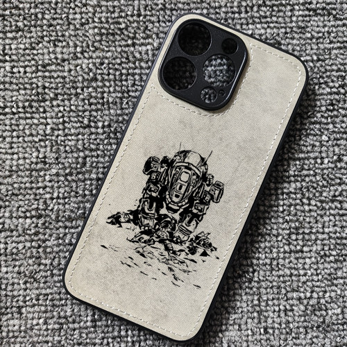 泰坦陨落2游戏周边布纹手机壳适用iphone16苹果15华为NOVA14荣耀90小米14红米K80一加ace5iqooneo10VIVOOPPO