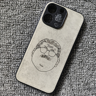 灌篮高手安西教练动漫周边布纹手机壳适用iphone16苹果15华为P60红米K70小米14iqooneo9一加ace3荣耀300VIVO