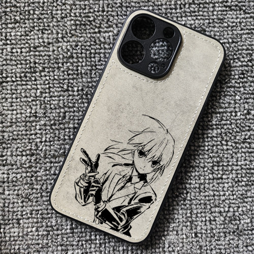fate呆毛王saber动漫周边布纹手机壳适用iphone16苹果15华为mate70荣耀300小米14红米K80一加ace3profindx8
