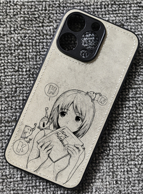 中原岬欢迎加入nhk动漫周边布纹手机壳适用iphone16pro苹果17华为mate60荣耀WINRT小米17红米K90一加13iqoo15