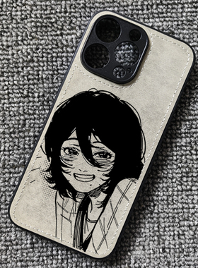 LookBack暮然回首京本动漫线稿布纹手机壳适用iphone16苹果14华为mate60荣耀300红米K80小米15一加13VIVOS20