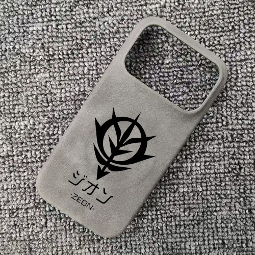高达周边吉翁公国标志肤感羊巴皮磁吸手机壳适用于iphone17苹果华为p70小米15红米K70三星S23一加15荣耀WINRT