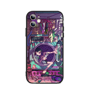 真夜中ZTMY二次元手机壳适用iphone14promax硅胶苹果8plus红米K60小米13一加ACE2华为nova11荣耀iqoo真我