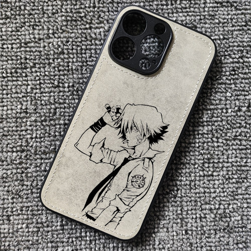 家庭教师狱寺隼人动漫布纹手机壳适用iphone17苹果16华为mate70小米17红米K90一加13iqoo15荣耀400oppfindx7