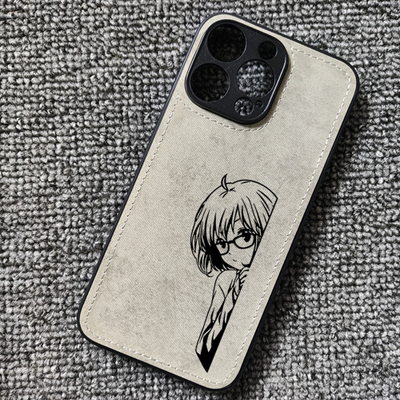 境界的彼方栗山未来布纹手机壳适用iphone16pro苹果14华为mate70荣耀80小米15红米K70iqooneo9一加13oppovivo