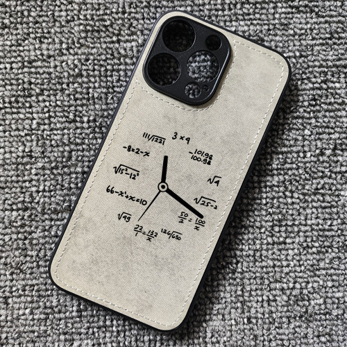 数学钟表极客科学方程式周边手机壳适用iphone16苹果15华为mate60荣耀300小米14红米K70至尊iqooneo9一加ACE3