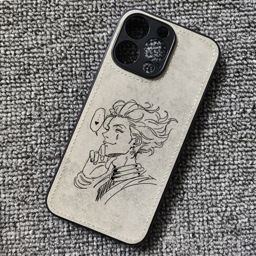 全职猎人西索周边周边布纹手机壳适用iphone16promax苹果15华为P60小米14红米K70Eiqooneo8一加ACE3IQOO12
