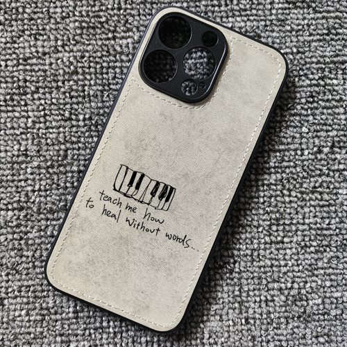 音乐钢琴周边布纹手机壳适用iphone17苹果16华为NOVA14MATE60荣耀400小米15一加13红米k80至尊vivox100sOPPO