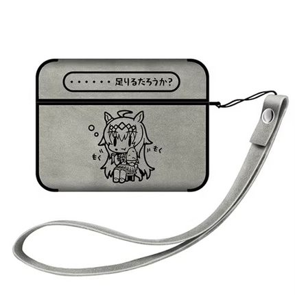 赛马娘周边小栗帽苹果动漫耳机保护壳适用AirPodsPro第二代耳机保护套翻毛皮1/2/3代全包Airpods4硅胶软壳