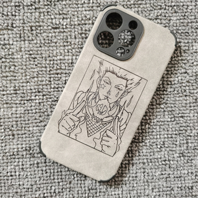 全职猎人西索hisoka手机壳适用于iphone14promax苹果13小羊皮红米k50小米13华为p60全包NOVA9VIVOx80