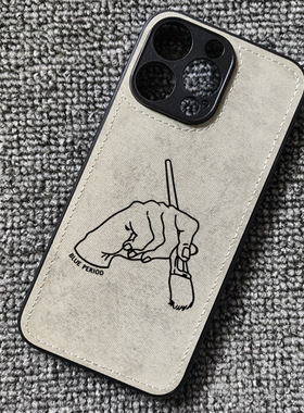 蓝色时期动漫周边布纹手机壳适用iphone16pro苹果15华为mate60pro荣耀90小米14红米k70至尊iqooneo10一加ACE3