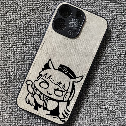 赛马娘黄金船可爱沙雕表情周边布纹手机壳适用iphone16苹果15华NOVA14PRO荣耀400小米14红米K80一加13iqoo12