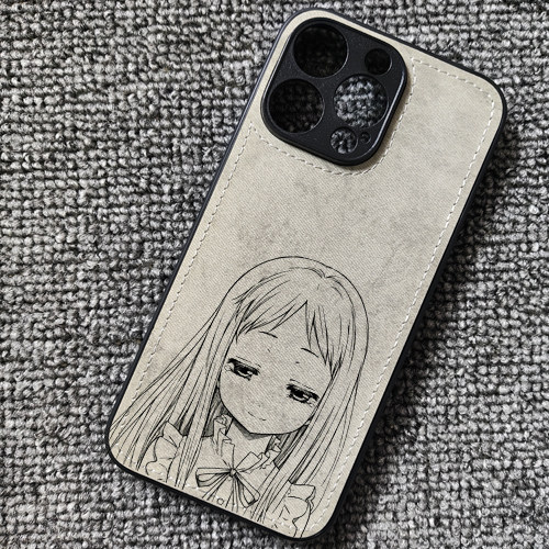 未闻花名那朵花动漫周边布纹手机壳适用iphone17promax苹果16p华为mate70小米17红米K80一加13iqoo15VIVOoppo