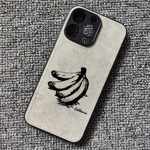 命运石之门胶化香蕉动漫布纹手机壳适用iphone17pro苹果16华为mate60红米K80小米14一加13ace5vivoOPPO荣耀90