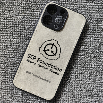 scp基金会周边布纹手机壳适用iphone16proMAX苹果15华为MATE60小米14红米K70iqooneo9一加ACE3IQOO12