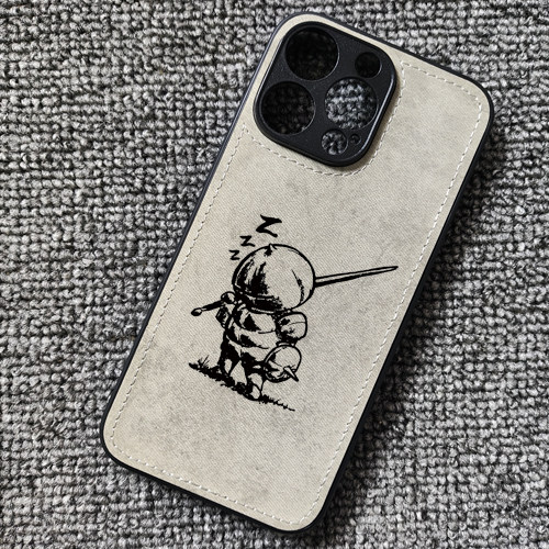 黑暗之魂洋葱骑士周边布纹手机壳适用iphone15pro苹果16小米14红米k70华为mate60一加13iNOVA14G一加ACE5RENO