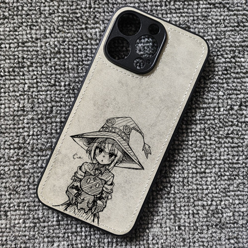 为美好的世界献上祝福周边惠惠布纹手机壳适用iphone16苹果17p华为mate60小米17一加13红米k80iqoo15T荣耀600