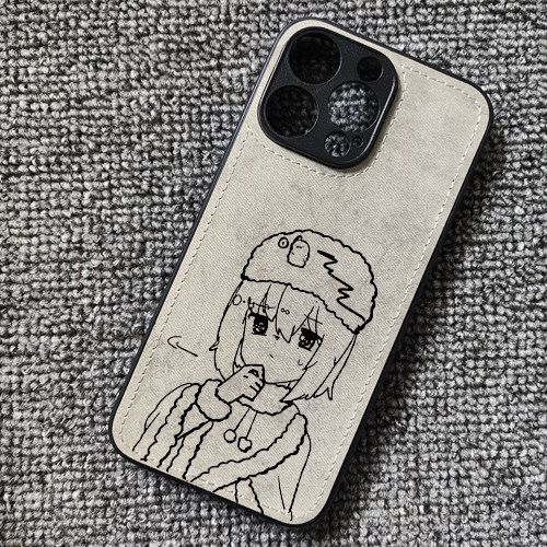 线条久远寺有珠周边魔法使之夜布纹手机壳适用iphone17pro苹果华为P70小米15红米K70iqoo13一加ACE3IQOONEO9