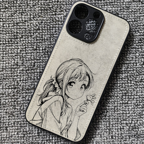 伪恋小野寺小咲周边布纹手机壳适用iphone16pro苹果17华为mate60荣耀600小米17红米K80一加13iqoo15vivoX300
