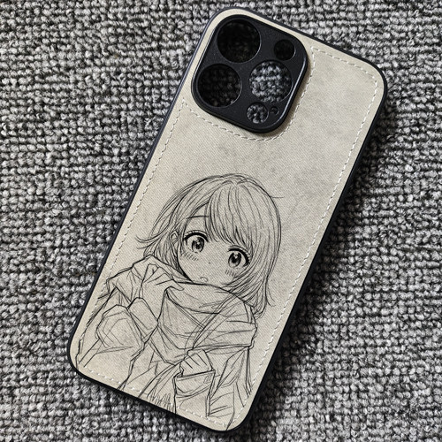 伪恋小野寺小咲动漫周边布纹手机壳适用iphone16pro苹果17华为mate80荣耀600小米15红米K90一加13iqooneo11